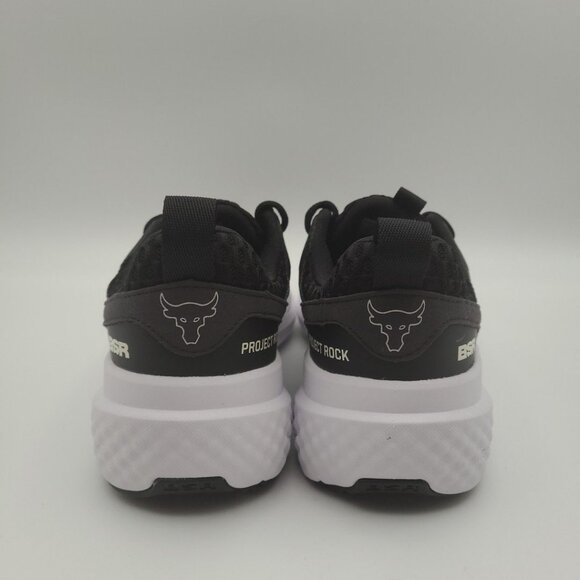 Under Armour Project Rock BSR 5 Womens Size 7.5 Black Training Shoes 3028301-001 - Picture 5 of 8